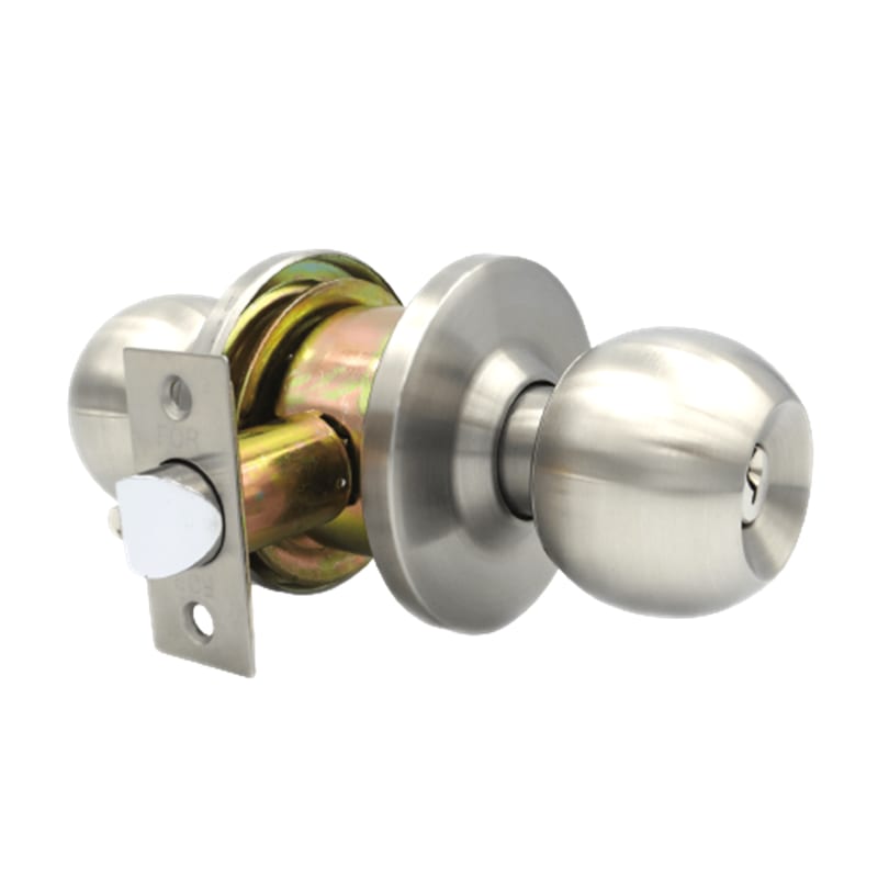 Cerradura de perilla para puerta interior Cromada