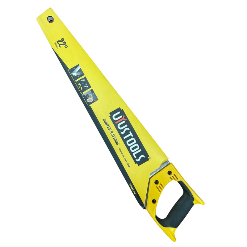 Serrucho para madera 22 pulg. 7 dientes por pulg.
