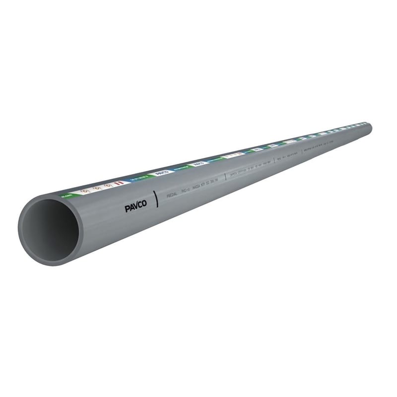 Tubo PVC agua fría 1/2 pulg. Clase 10 tira de 5 m